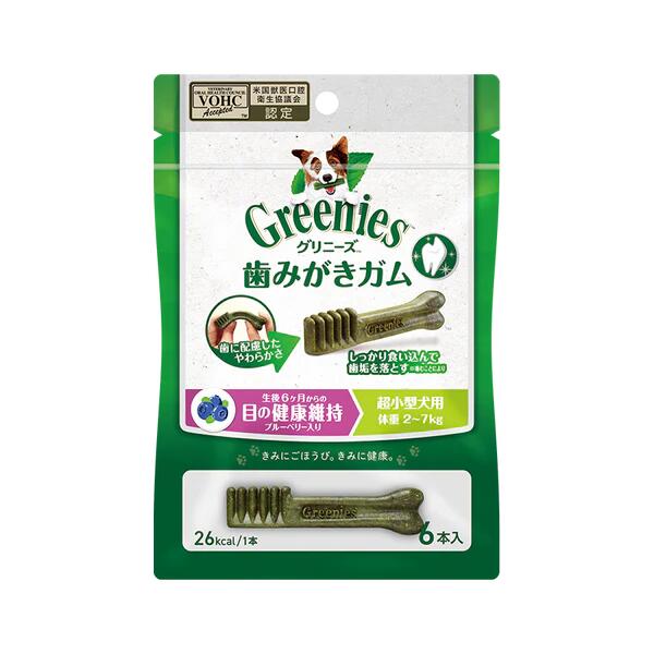 乐天商城 - グリニーズ プラス　目の健康維持　超小型犬用　2-7kg　6P