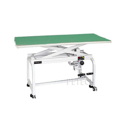 油圧式トリミングテーブル　X-1200　天板グリーン