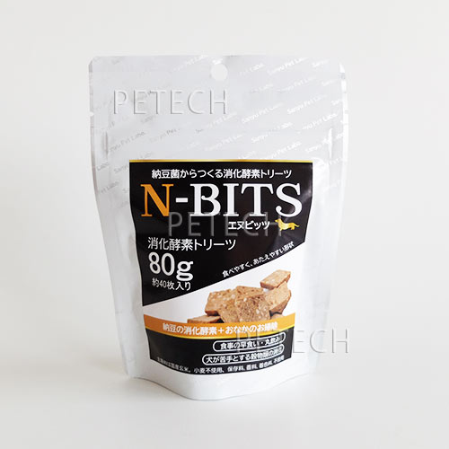 Co-Enzyme Q10 - N-BITS エヌビッツ 消化酵素トリーツ 80g 約40枚入