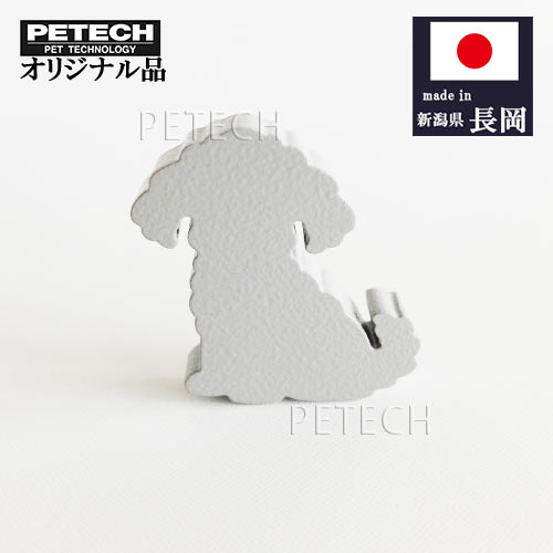 樂天商城 - ペーパーウェイト トイプードル (ライトグレー) 文鎮 犬の置物 【オリジナル品】【ネコポス便対応】