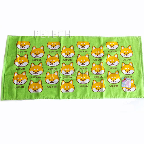 樂天商城 - フェイスタオル しばいぬ ワンワンワールド 約34×75cm 【ネコポス便対応】