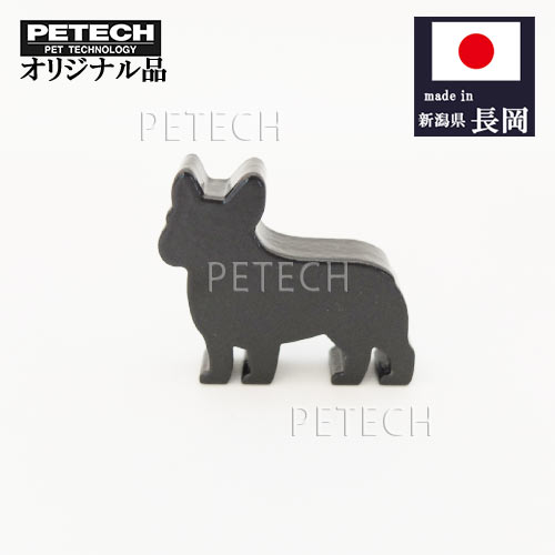 乐天商城 - 【試作品】ペーパーウェイト フレンチブルドッグ (ガンメタ) 文鎮 犬の置物 【オリジナル品】【ネコポス便対応】