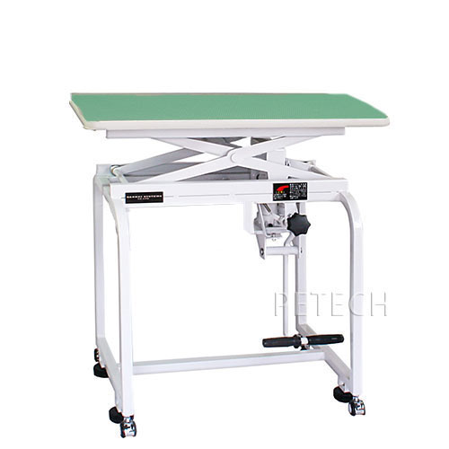 油圧式トリミングテーブル　X-750　天板グリーン