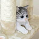 ■仔猫のオブジェ■ベニーズキャットリラックス QY-116