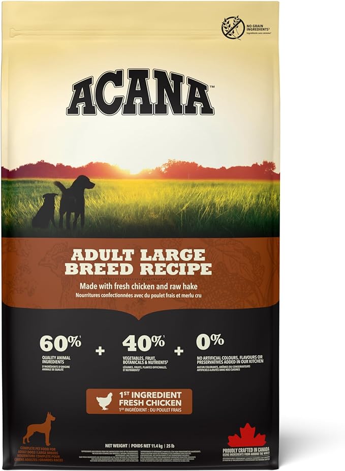  アカナ ACANA ヘリテージ アダルトラージブリードレシピ 11.4kg 国内正規品 