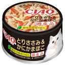 【賞味期限:2026/11/9 在庫限り特価】いなばペットフード C-13 C13とりささみ&かにかま 85g【在庫有り】 訳あり