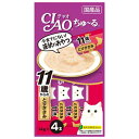 【賞味期限:2025/9/30のため特価】いなばペット 4SC-78 チャオちゅ~る11歳ささみ 14g×4 訳あり