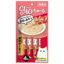 【賞味期限:2025/9/30のため特価】いなばペット SC-143 ちゅ〜るまぐろ&サーモン 14g×4 訳あり