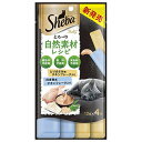 ◇マースジャパンリミテッド シーバ とろーり メルティ 自然素材レシピ とりささみ味と白身魚味セレクション フレーク入 12g×4本