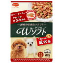 ◇日本ペットフード ビタワン君のWソフト 成犬用 ビーフ・チーズ味・やわらかささみ添え 200g