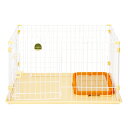 ◇ペティオ プロショップ ADD2ドアパピーサークル屋根面・トイレセット
