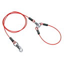 ◇ペティオ タフギア ワイヤーチェーン プラス 4.5mm レッド