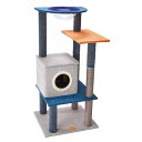 ◇ペティオ プロショップ 猫用タワー ねこまどフロートテラスキャットポール ハウス