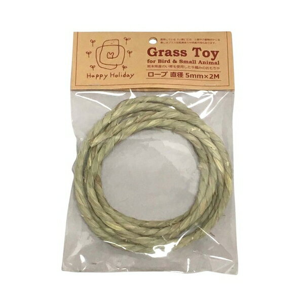 ◇ピーツー・アンド・アソシエイツ ハッピーホリデイ Grass Toy ロープ 5mm×2M 1本