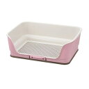 ◇リッチェル お掃除簡単ステップ壁付トイレ レギュラー ライトピンク