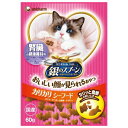 ◇ユニ・チャーム 銀のスプーンおいしい顔が見られるおやつカリカリ腎臓の健康維持用シーフード 60g