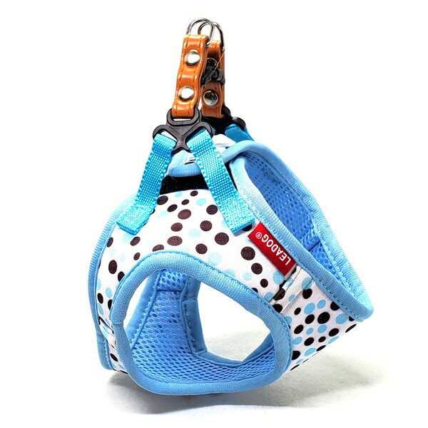 ◇リードッグ 水玉ソフトハーネス ホワイト S