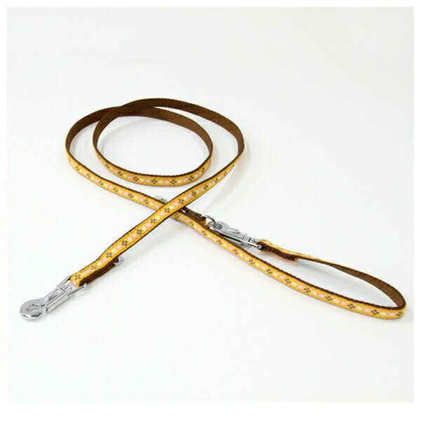 ◇ペティオ アドメイト アーガイルリード SS オレンジ | ペットリード アーガイルリード 小型犬リード ペティオ リード オレンジ 超小型犬用リード ナイロ...