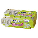 ◇ユニ・チャーム(unicharm) デオトイレ 子猫〜5kgの成猫用本体セット ナチュラルアイボリー&イエロー