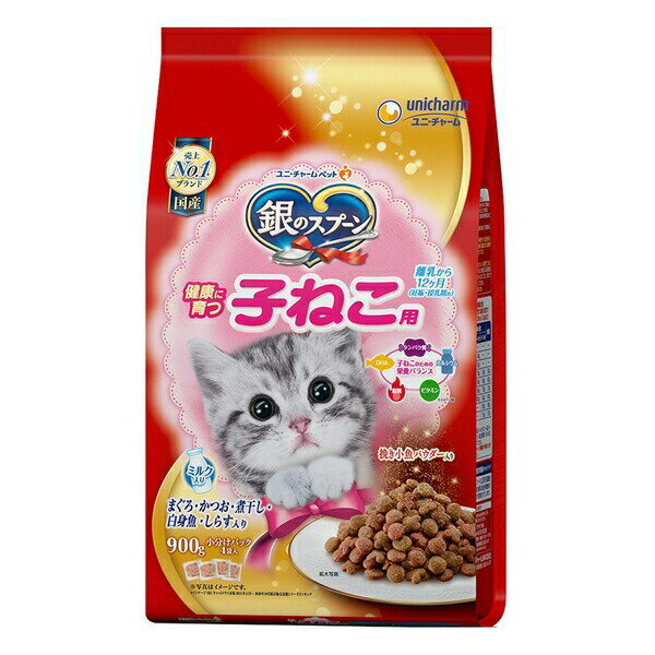 ◇ユニ・チャーム(unicharm) 銀のスプーン 贅沢うまみ仕立て 健康に育つ子ねこ用 まぐろ・かつお・煮干..