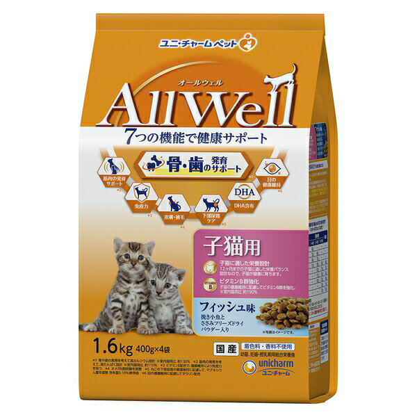 ˡ㡼(unicharm) AllWell 򹯤˰Ļǭ եạ̊ԤȤߥե꡼ɥ饤ѥ 1.6kg(400g4)