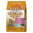 商品の特徴 ユニ・チャーム(unicharm) AllWell 健康に育つ子猫用 フィッシュ味挽き小魚とささみフリーズドライパウダー入り 1.6kg(400g×4袋) ■12ヶ月までの子猫の健康維持を考えた7つの健康機能で健康サポート！ 1、骨・歯の発育をサポート 骨や歯の発育を考えて高カルシウム設計。(※室内猫用比 約130％) 2、筋肉の発育サポート 肉の発育を考えて、高たんぱく設計。(※室内猫用比 約110％) 3、免疫力 ビタミンE配合で健康維持により免疫力を保ちます。 4、皮膚・被毛 皮膚・被毛の健康維持の為に、オメガ6脂肪酸を調整。 5、下部尿路ケア ねこの下部尿路の健康維持に配慮して、マグネシウム量を調整。(含有量 0.10％：標準値) 6、DHA含有 DHAの含有で、健康維持により子猫の成長をサポートします。 7、目の健康維持 目の健康維持に配慮してタウリン配合。 ■子猫に適した栄養設計 12ヶ月までの子猫に適した栄養バランス設計なので、子猫が健康に育ちます。 ■ビタミンB群強化 子猫の健康維持に配慮してビタミンB群を強化。(※室内猫用比 約200％) ■大満足のおいしさ！ 猫が大好きなフィッシュの旨みが詰まった粒に、挽き小魚と微粉砕したささみフリーズドライをまぶした高い嗜好性。 ■着色料・香料不使用 ■おいしさと風味を逃さない小分けパック 製品仕様 ●原材料：穀類(トウモロコシ、コーングルテンミール、パン粉)、肉類(チキンミール、ポークミール、ビーフミール、チキンエキス、乾燥ささみ加工品粉末)、魚介類(フィッシュミール、フィッシュエキス、煮干パウダー、かつお節、まぐろミール、かつおミール、白身魚ミール、乾燥シラス)、動物性油脂、ビール酵母、乳類(脱脂粉乳)、ミネラル類(カルシウム、塩素、コバルト、銅、鉄、ヨウ素、カリウム、マンガン、リン、亜鉛)、ビタミン類(A、B1、B2、B6、B12、C、D、E、K、コリン、ナイアシン、パントテン酸、ビオチン、葉酸)、アミノ酸類(タウリン、メチオニン)、酸化防止剤(ミックストコフェロール、ハーブエキス) ●保証成分：タンパク質34.0％以上、脂質16.0％以上、粗繊維3.0％以下、粗灰分8.0％以下、水分10.0％以下 ●エネルギー：約370kcal/100g ●賞味期限：18ヶ月 ●原産国または製造地：日本 JANコード：4520699648636 ※商品詳細につきましてはメーカーHP等よりご確認下さいますようお願いいたします。 ※商品のデザイン、仕様は予告なく変更する場合がありますのでご了承ください。