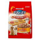 ◇ユニ・チャーム(unicharm) グラン・デリ ふっくら仕立て ビーフ・鶏ささみ・緑黄色野菜・チーズ・角切りビーフ粒入り 750g