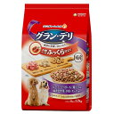 ◇ユニ・チャーム(unicharm) グラン・デリ ふっくら仕立て ビーフ・さつまいも・鶏ささみ・緑黄色野菜・小魚・チーズ・角切りビーフ粒入り 1.7kg