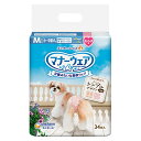 ◇ユニ・チャーム(unicharm) マナーウェア 女の子用 Mサイズ シンプルデザイン 34枚 犬用 おむつ オムツ 介護 散歩 ペット用品