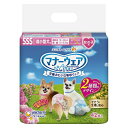 ◇ユニ・チャーム(unicharm) マナーウェア 女の子用 SSSサイズ ピンクリボン・青リボン 42枚 犬用 おむつ オムツ 介護 散歩 ペット用品