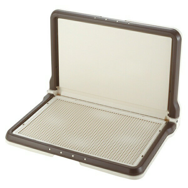 ◇リッチェル(Richell) しつけ用ステップ L型トレー ワイド ダークブラウン