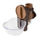 ◇ボンビアルコン ラクリア S ブラウン 給水器 犬用 ケージ取り付け