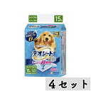 【まとめ買い】◇ユニ・チャーム(unicharm) デオシート しっかり超吸収 無香消臭タイプ スーパーワイド 15枚×4セット