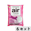 【まとめ買い】◇スーパーキャット air フローラル 6.5L×6セット 猫砂 トイレ砂