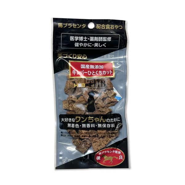 健美 馬プラセンタ牛レバーひとくちカット