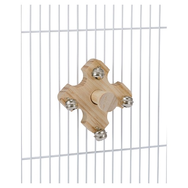 ◇マルカン MB-381バードパレスローリングベル | バードパレス おもちゃ 小鳥 鳥用品 マルカン 天然木 ケージ かじり木 かわいい 鈴付き とまり木 ペット用 おもちゃ 鳥遊び 鳥ケージ お手入れ 環境エンリッチメント プレイセット 小動物 小型鳥 鳥遊具 音鳴り