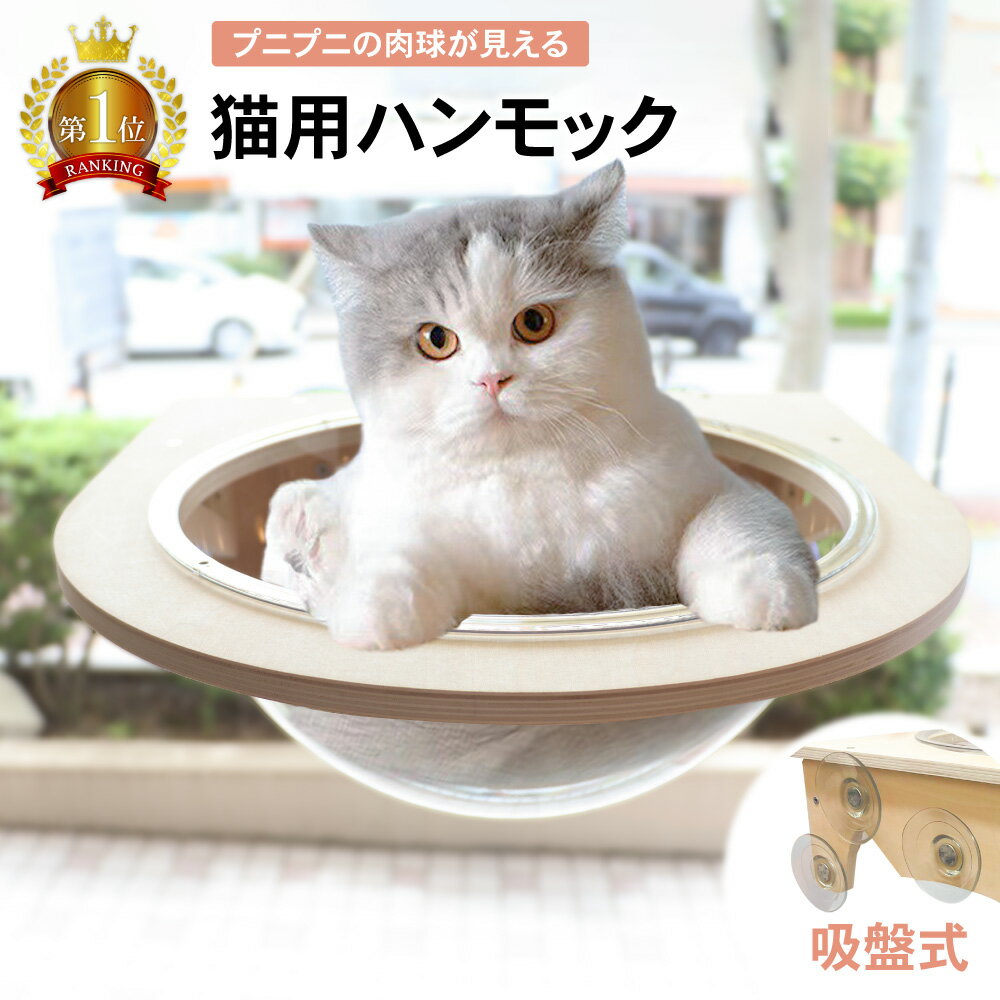 猫用 ハンモック 猫 ペット用 宇宙船型 猫ベッド ベッド 強力吸盤 透明 クリアボウル 半球 取り付けタイプ 吸盤ハンモック 耐荷重 15kg 窓 壁 人気 かわいい 頑丈 おしゃれ おすすめ ランキング 楽天 口コミ 家 木製 寝る プレゼント