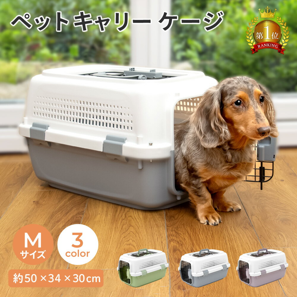 【LINE登録で10%オフクーポン!】犬 キャリーケース Mサイズ ペットキャリーケース ペットキャリー キャリーバック キャリーケース キャリーバッグ ペット ペット用 犬用 猫用 コンテナ お出かけ 旅行 通院 クレート 飛行機 ドライブ ハード キャリー 小型犬 おしゃれ 1