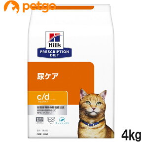 ヒルズ 食事療法食 猫用 c/d シーディー マルチケア 尿ケア フィッシュ入り ドライ 4kg【あす楽】