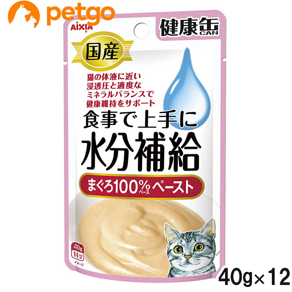 国産 健康缶パウチ 水分補給 まぐろペースト 40g×12袋【まとめ買い】【あす楽】のサムネイル