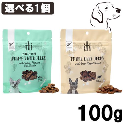  イティ 犬用 エアドライトリーツ 100g 選べる1個 （ ラムジャーキー・ビーフジャーキー・凝縮カットビーフ・凝縮カットチキン・凝縮カットラム・凝縮カットベニソン ） 送料無料