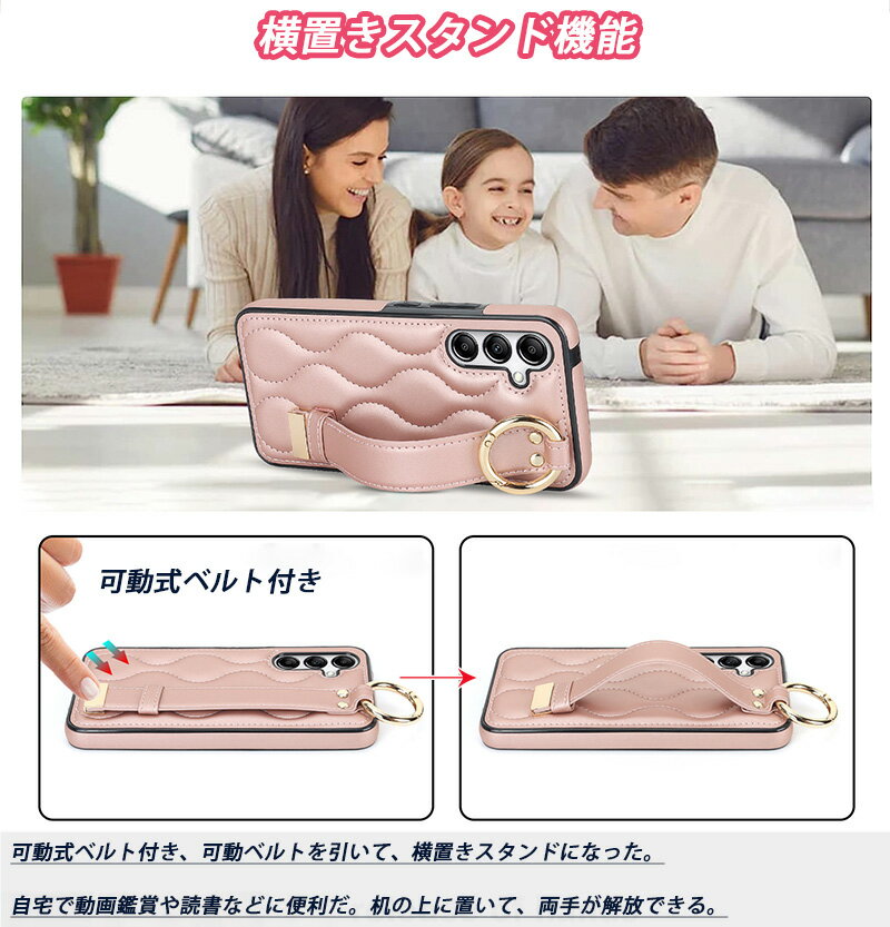 Galaxy A54 5G Galaxy S24 S25 Galaxy S24 Ultra S23 Ultra スマホケース Galaxy S25 ケース Galaxy S22 Ultra Galaxy A53 5G 耐衝撃 リング 高級感 上質レザー Galaxy A54 5G Galaxy A53 5G 可動式ベルト Galaxy S23 S22 Ultra スタンド機能 Galaxy S23 S22 ケース 薄型 2