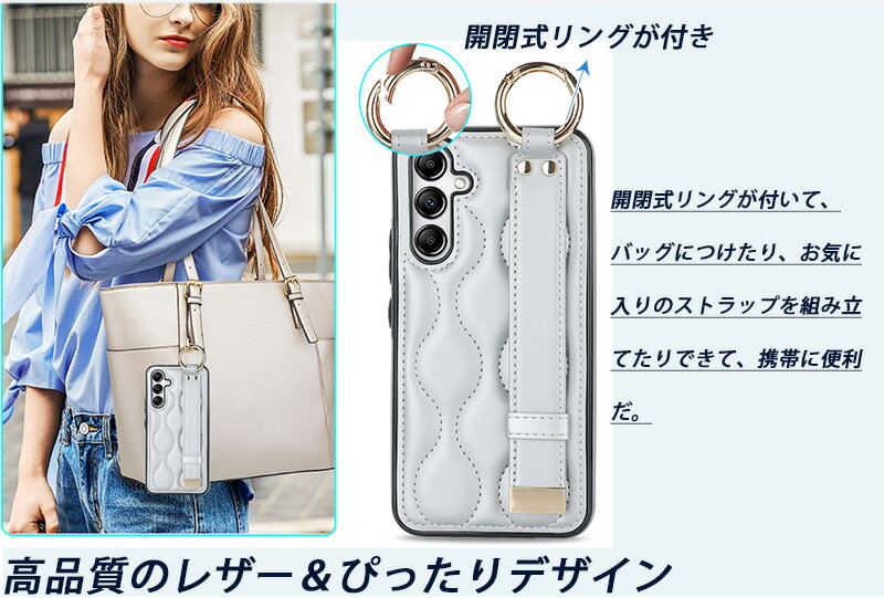 Galaxy A54 5G Galaxy S24 S25 Galaxy S24 Ultra S23 Ultra スマホケース Galaxy S25 ケース Galaxy S22 Ultra Galaxy A53 5G 耐衝撃 リング 高級感 上質レザー Galaxy A54 5G Galaxy A53 5G 可動式ベルト Galaxy S23 S22 Ultra スタンド機能 Galaxy S23 S22 ケース 薄型 3