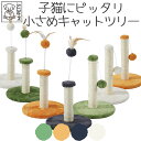 猫 子猫 キャットタワー 爪とぎ キャットツリー おもちゃ 小さめ 工具不要 組立て簡単 かわいい おしゃれ M-PETS My firstキャットツリー フェ...