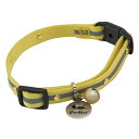 【マラソン中はP5倍】ペティオ CAT COLLAR キャットカラー 猫専用首輪 迷子札 ラインカラー イエロー 黄 平首輪 カラー テープ 猫 ネコ 短毛 長...