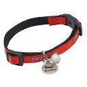 【マラソン中はP5倍】ペティオ CAT COLLAR キャットカラー 猫専用首輪 迷子札 ラブキャットカラー レッド 赤 平首輪 カラー テープ 猫 ネコ 短毛...