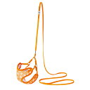 ペティオ ARFashion スターベストハーネスリード XS オレンジ 橙 ミニ犬用 胴輪リード ハーネス 布地 チワワ ヨークシャーテリア等 3kgまで 何気ない毎日のお散歩がずっと楽しくなるね Petio