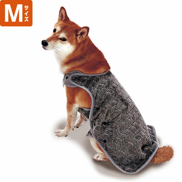 ペティオ 犬用ウェア Porta ポルタ 楽に着せられるあったかブランケット M 冬服 小型犬〜中型犬 短毛 長毛 Petio