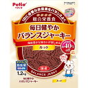 ペティオ 毎日健やかバランスジャーキー カット 1.2kg ジャーキー 総合栄養食 国産 犬用おやつ 食物センイ オリゴ糖 オメガ3脂肪酸 DHA EPA配合 1歳? 全犬種 総合栄養食 Petio W14077