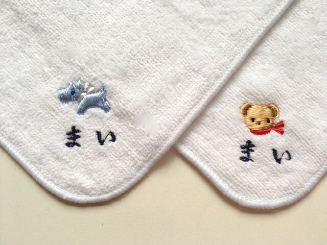 【ハンカチオプション】◇刺繍お急ぎ対応 ◇ハンカチネームオーダー ◇ハンカチネームつけ